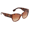 Picture of BURBERRY Brown Gradient Cat Eye Ladies Sunglasses