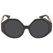 Picture of VERSACE Dark Gray Geometric Ladies Sunglasses