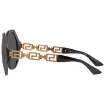 Picture of VERSACE Dark Gray Geometric Ladies Sunglasses