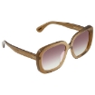 Picture of OLIVER PEOPLES Nella Soft Pink Gradient Mirror Ladies Sunglasses