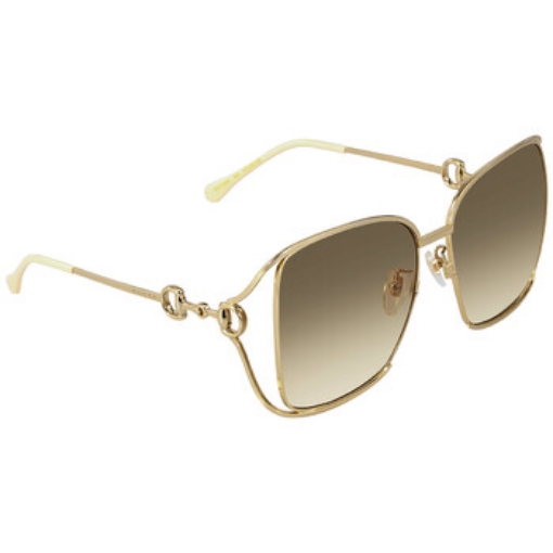 Picture of GUCCI Brown Square Ladies Sunglasses