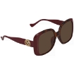 Picture of GUCCI Brown Rectangular Ladies Sunglasses