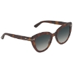 Picture of TOM FORD Izzi Blue Green Shaded Cat Eye Ladies Sunglasses