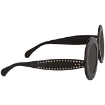 Picture of ALAIA Azzedine Grey Round Ladies Sunglasses AA0012S-001 50