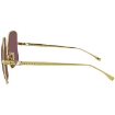 Picture of FENDI Bordeaux Square Ladies Sunglasses