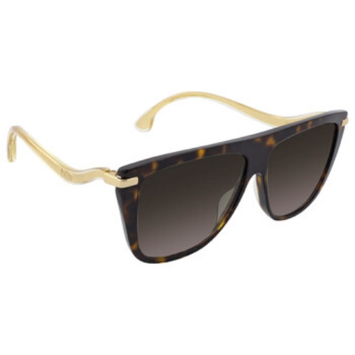 Picture of JIMMY CHOO Brown Gradient Rectangular Ladies Sunglasses