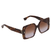 Picture of FENDI Brown Gradient Square Ladies Sunglasses