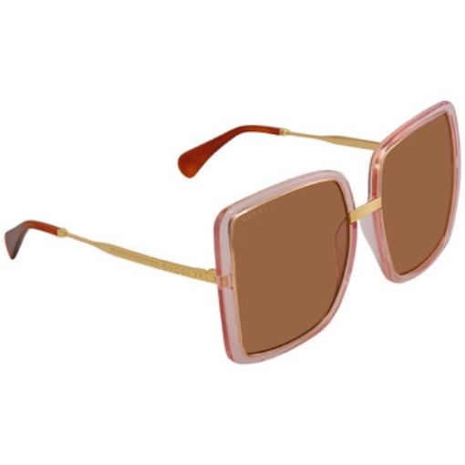 Picture of GUCCI Brown Square Ladies Sunglasses