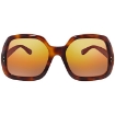 Picture of GUCCI Orange Irregular Ladies Sunglasses