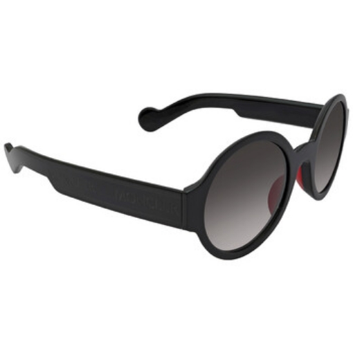 Picture of MONCLER Grey Gradient Round Ladies Sunglasses