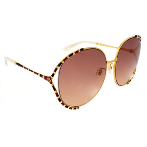 Picture of GUCCI Brown Gradient Round Ladies Sunglasses