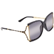 Picture of GUCCI Grey Gradient Butterfly Ladies Sunglasses