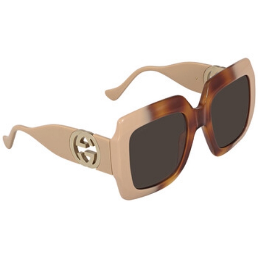 Picture of GUCCI Brown Square Ladies Sunglasses