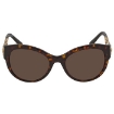 Picture of VERSACE Dark Brown Square Ladies Sunglasses