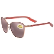 Picture of COSTA DEL MAR PALOMA Copper Silver Mirror Polarized Polycarbonate Ladies Sunglasses