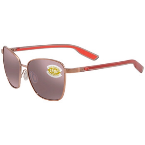 Picture of COSTA DEL MAR PALOMA Copper Silver Mirror Polarized Polycarbonate Ladies Sunglasses