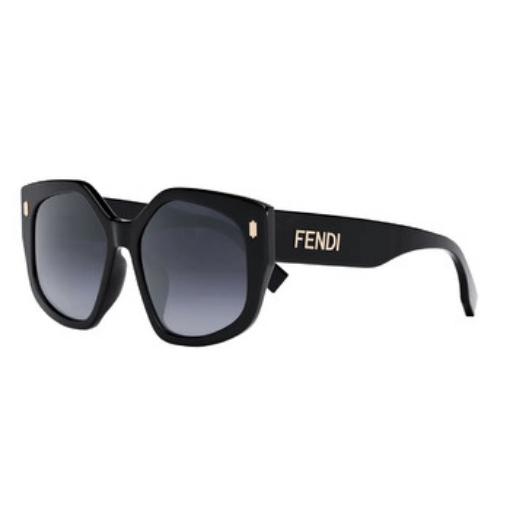 Picture of FENDI Gradient Blue Geometric Ladies Sunglasses