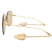 Picture of GUCCI Brown Square Ladies Sunglasses