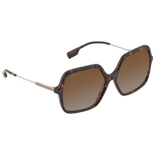 Picture of BURBERRY Brown Gradient Square Ladies Sunglasses