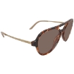 Picture of PRADA Dark Brown Pilot Ladies Sunglasses