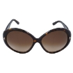 Picture of TOM FORD Terra Brown Gradient Round Ladies Sunglasses