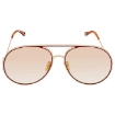 Picture of CHLOE Austine Peach Gradient Pilot Ladies Sunglasses