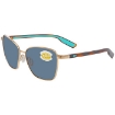 Picture of COSTA DEL MAR PALOMA Grey Polarized Polycarbonate Butterfly Ladies Sunglasses