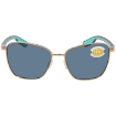 Picture of COSTA DEL MAR PALOMA Grey Polarized Polycarbonate Butterfly Ladies Sunglasses