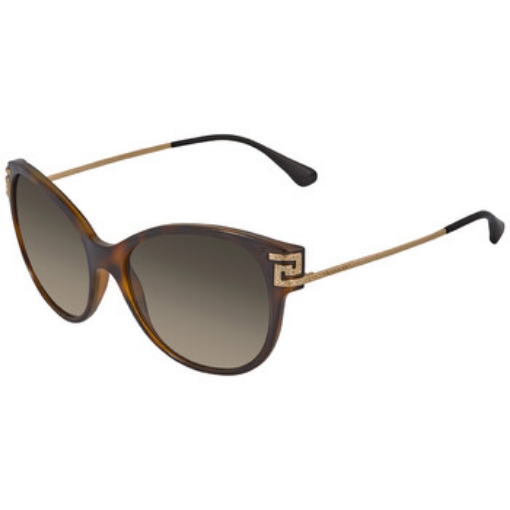 Picture of VERSACE Brown Gradient Cat Eye Ladies Sunglasses