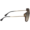 Picture of VERSACE Brown Gradient Cat Eye Ladies Sunglasses