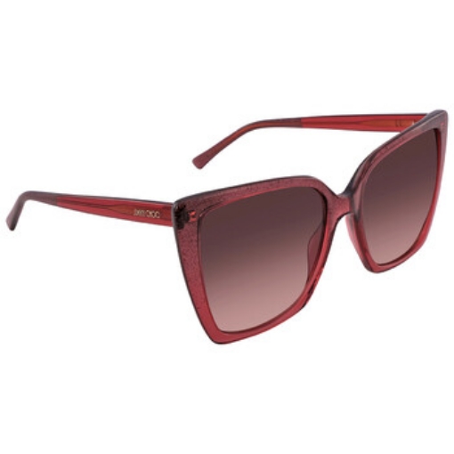 Picture of JIMMY CHOO Burgundy Cat Eye Ladies Sunglasses