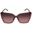 Picture of JIMMY CHOO Burgundy Cat Eye Ladies Sunglasses