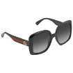 Picture of GUCCI Grey Gradient Square Ladies Sunglasses