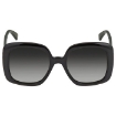 Picture of GUCCI Grey Gradient Square Ladies Sunglasses