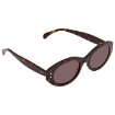 Picture of ALAIA Azzedine Brown Oval Ladies Sunglasses