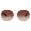 Picture of GUCCI Brown Gradient Oval Sunglasses