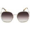 Picture of MIU MIU Gray Gradient Irregular Ladies Sunglasses