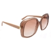 Picture of JIMMY CHOO Brown Gradient Square Ladies Sunglasses JIM SUN AMADA/S 0FWM/HA 56