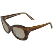 Picture of OLIVER PEOPLES Edina Soft Yellow Gradient Mirror Cat Eye Ladies Sunglasses