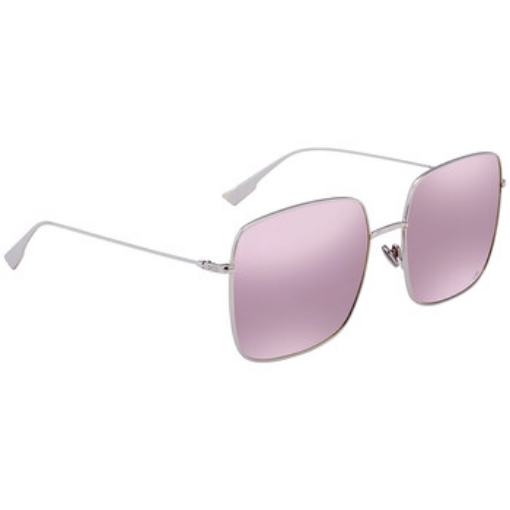 Picture of DIOR Stellaire Grey Pink Square Ladies Sunglasses