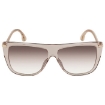 Picture of JIMMY CHOO Brown Mirror Gradient Browline Ladies Sunglasses