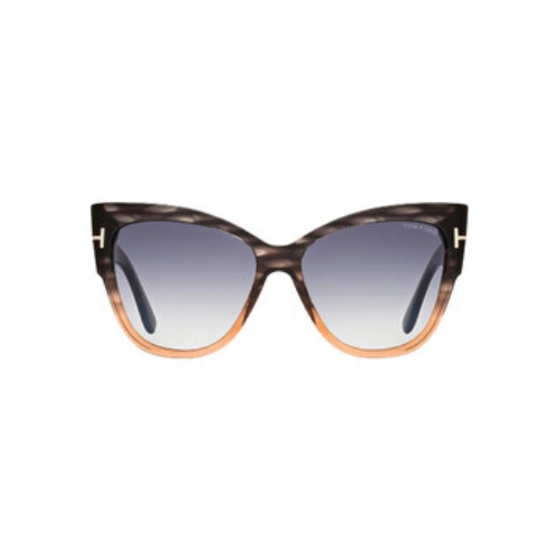 Picture of TOM FORD Anoushka Gradient Smoke Cat Eye Ladies Sunglasses