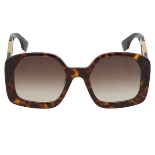 Picture of FENDI Gradient Brown Butterfly Ladies Sunglasses