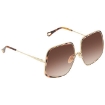 Picture of CHLOE Orange Gradient Oversized Ladies Sunglasses