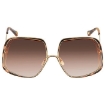 Picture of CHLOE Orange Gradient Oversized Ladies Sunglasses