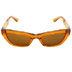 Picture of VERSACE Dark Bronze Cat Eye Ladies Sunglasses