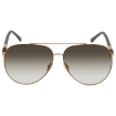 Picture of JIMMY CHOO Grey Gold Pilot Ladies Sunglasses