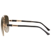 Picture of JIMMY CHOO Grey Gold Pilot Ladies Sunglasses