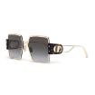 Picture of DIOR Gradient Smoke Square Ladies Sunglasses