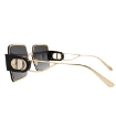 Picture of DIOR Gradient Smoke Square Ladies Sunglasses